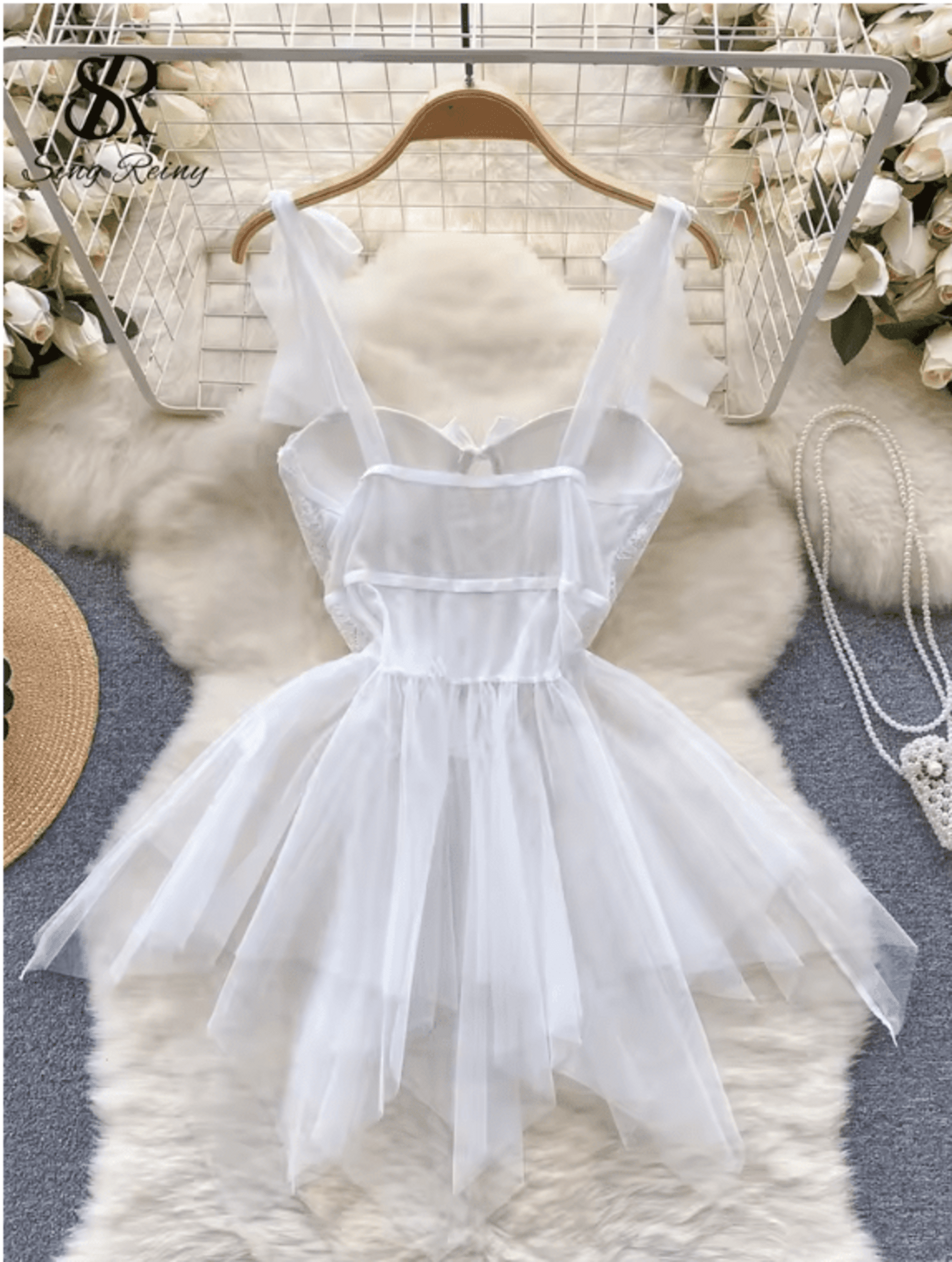 Vestido Encaje Tul - 2