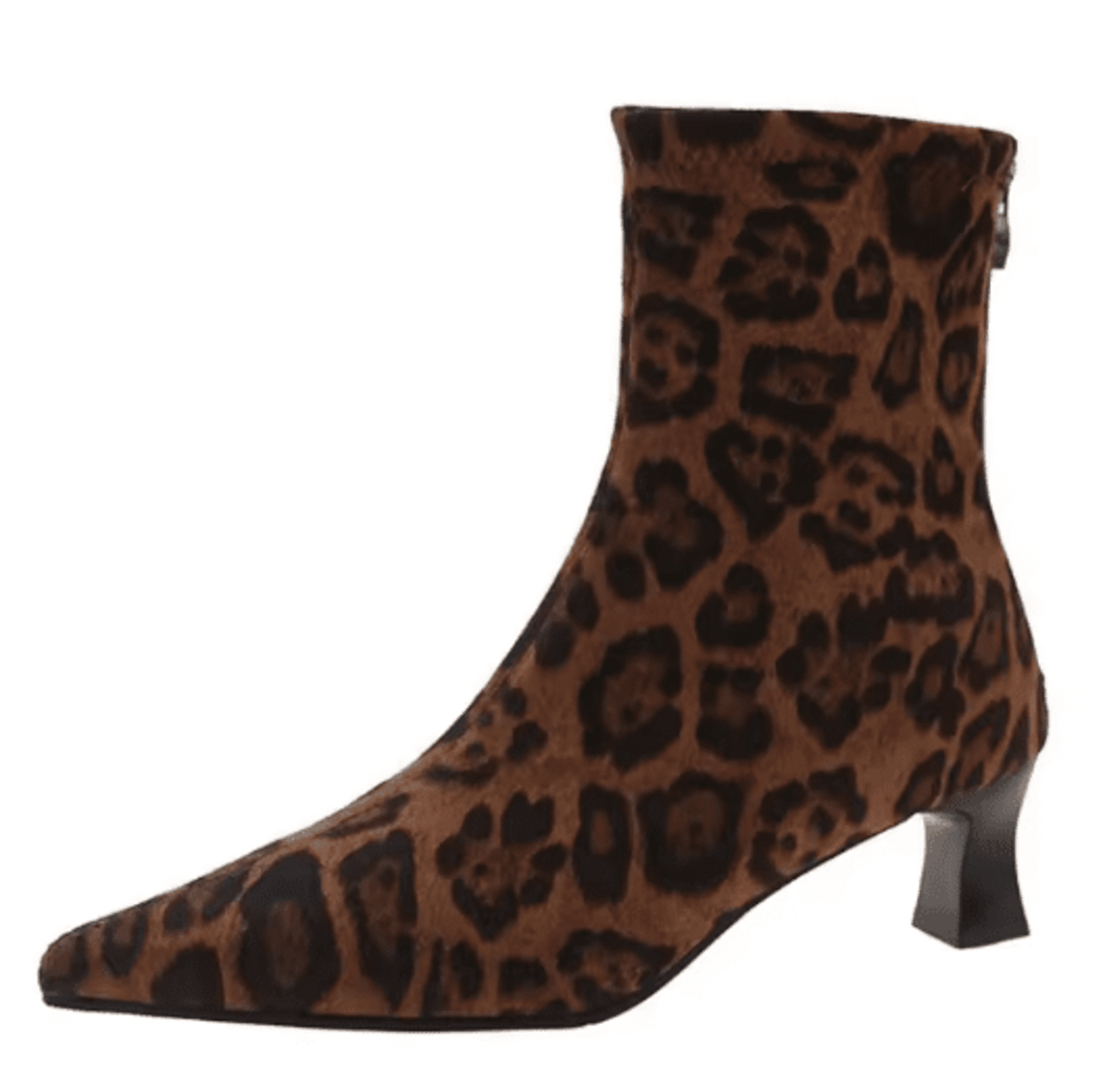 Botas Puntiagudas Tacón Cuadrado - 3