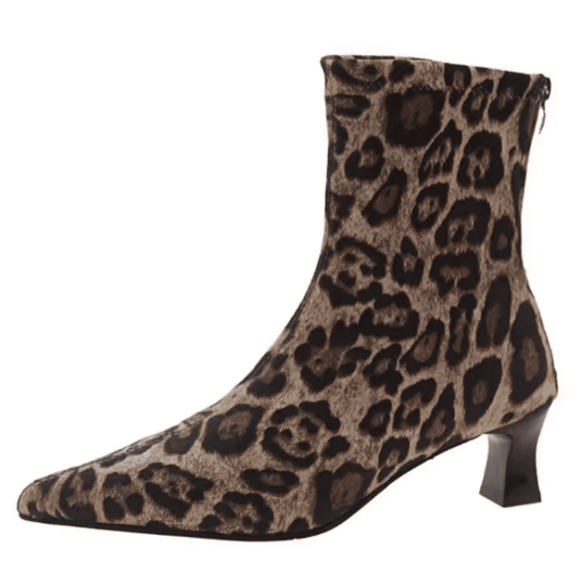 Botas Puntiagudas Tacón Cuadrado - 4