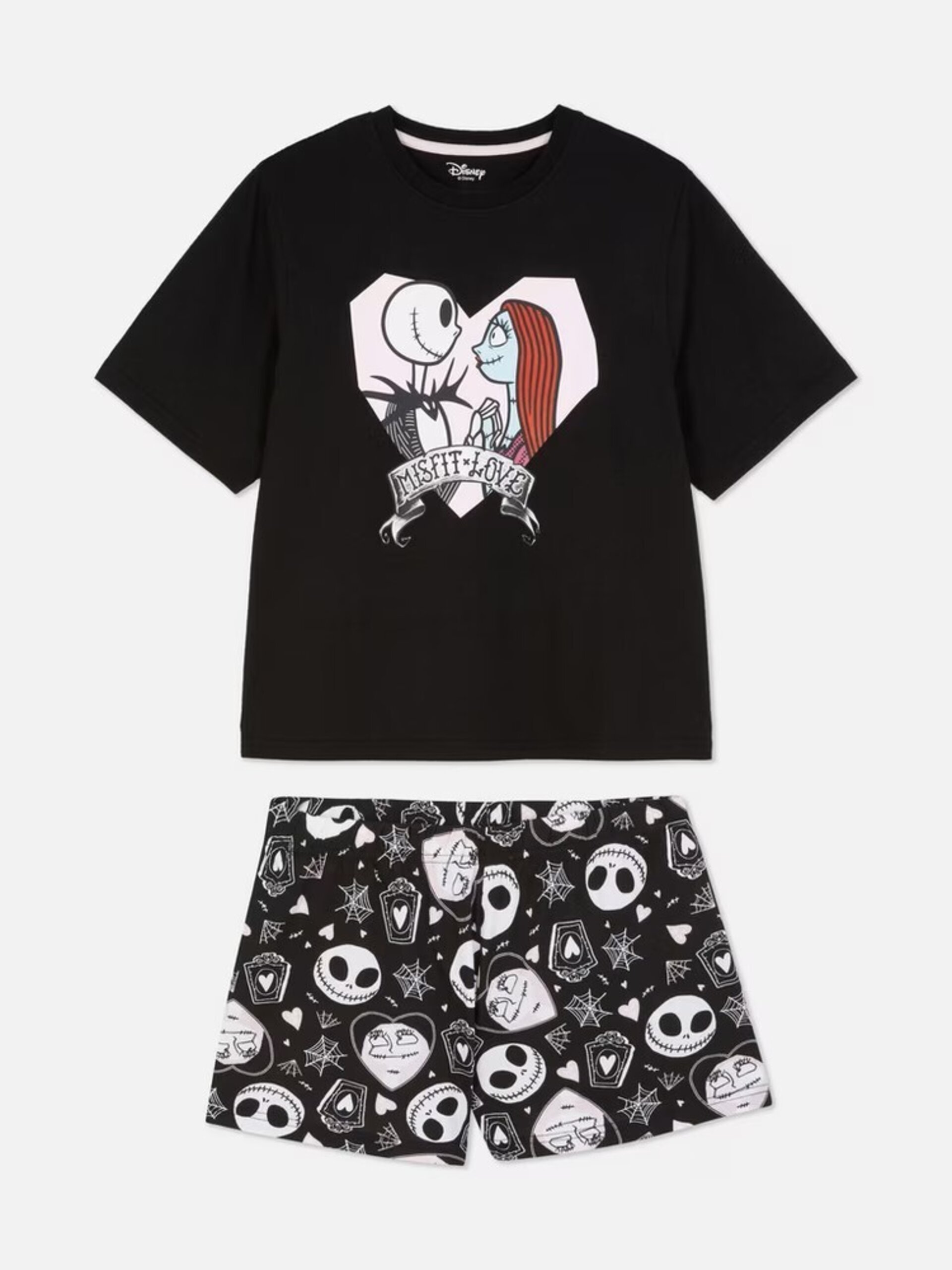 Pijama De Manga Corta De Disney - 7