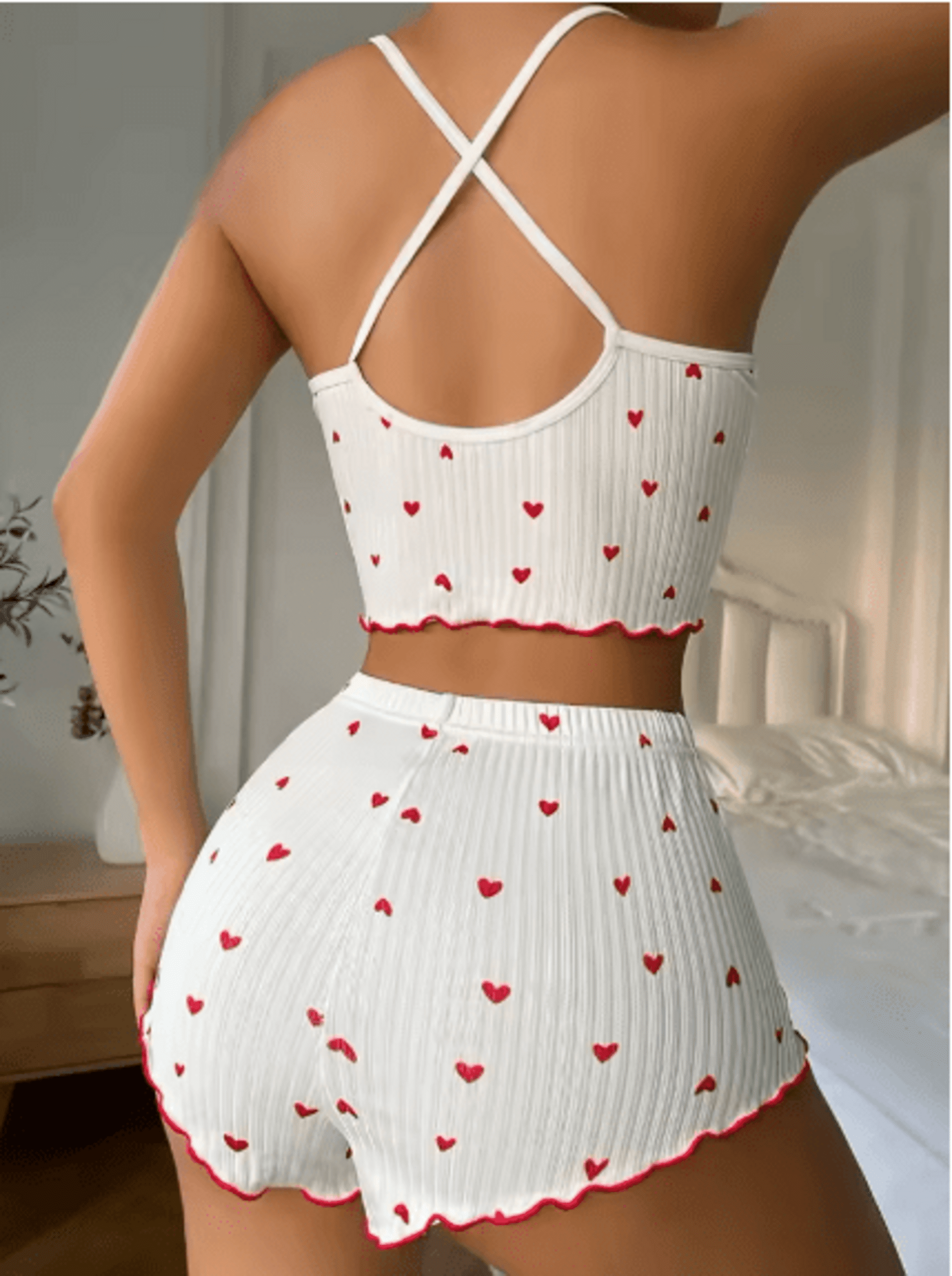 Conjunto De Pijama Con Short - 2
