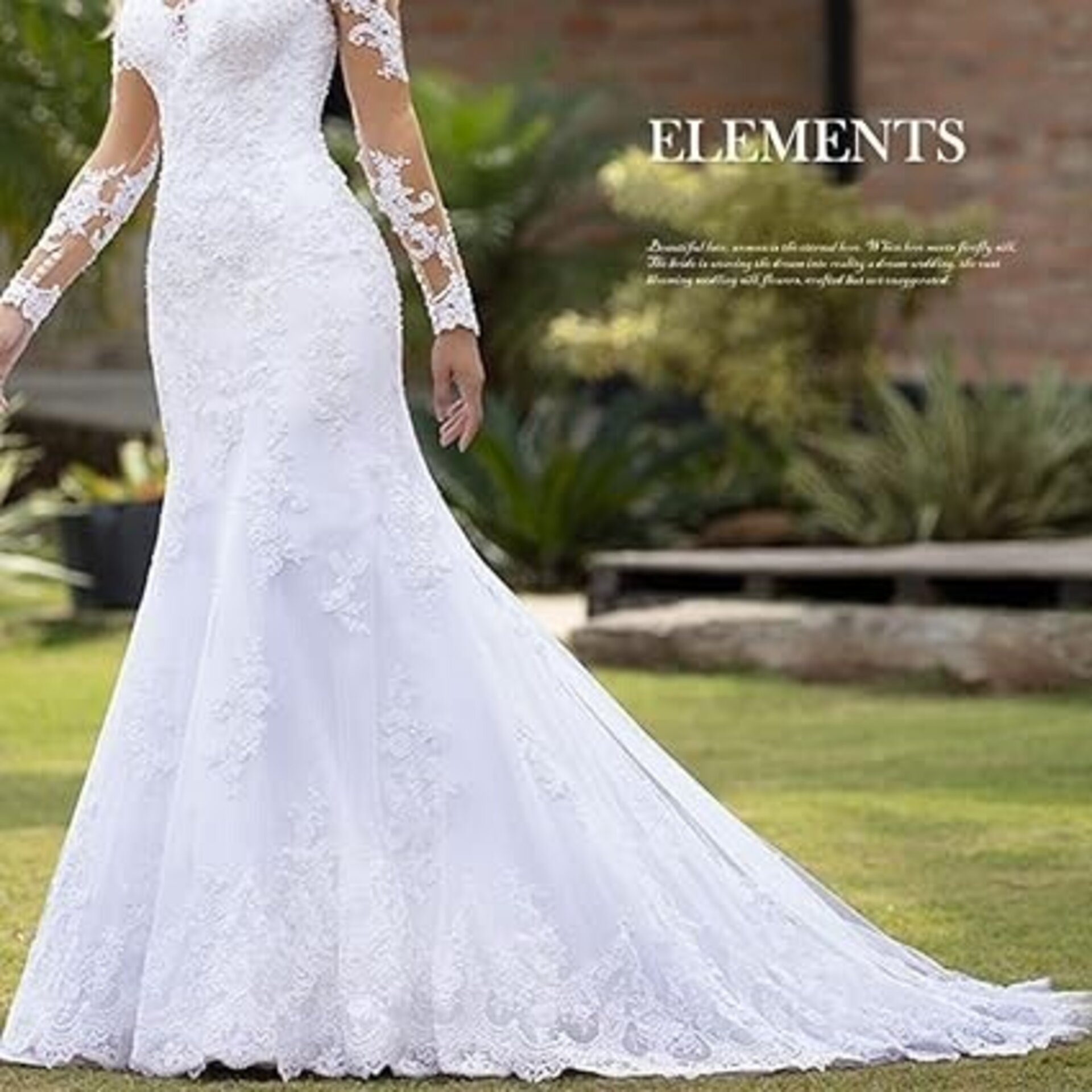 Vestido De Novia De Manga Larga - 4