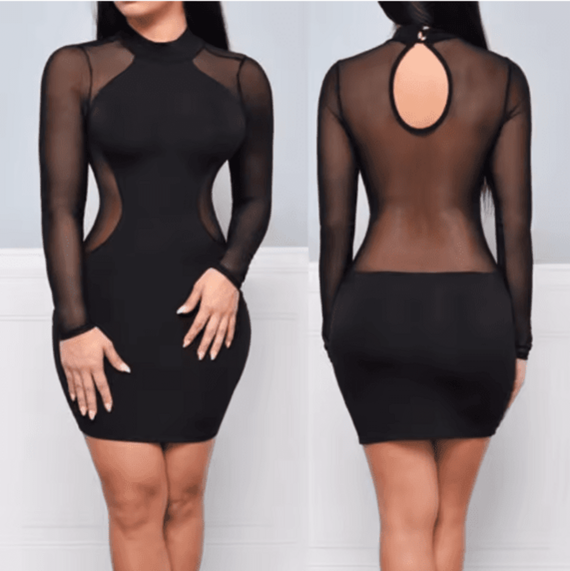 Vestido Sexy ceñido Al Cuerpo - 2