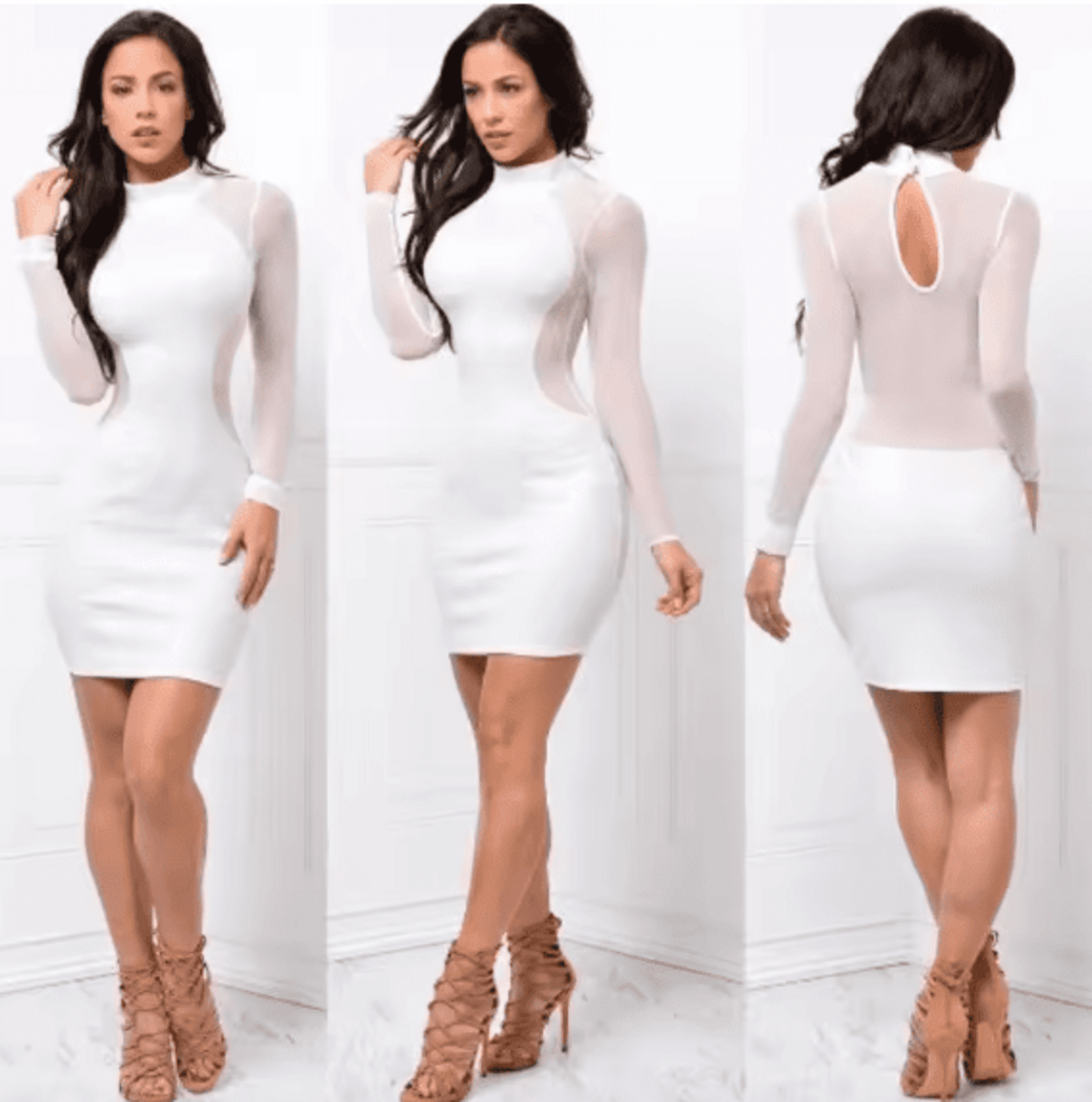 Vestido Sexy ceñido Al Cuerpo - 7