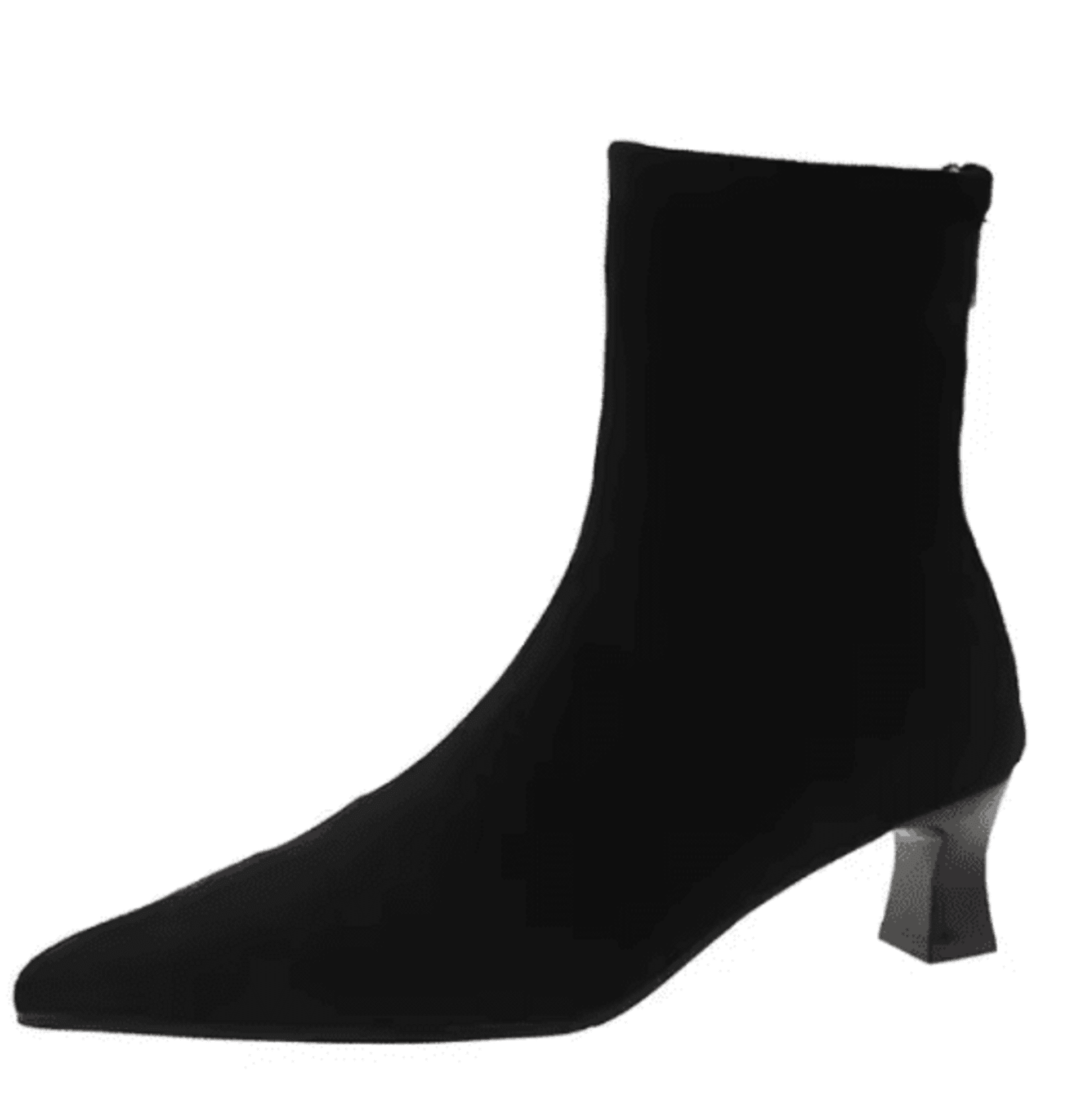 Botas Puntiagudas Tacón Cuadrado - 2
