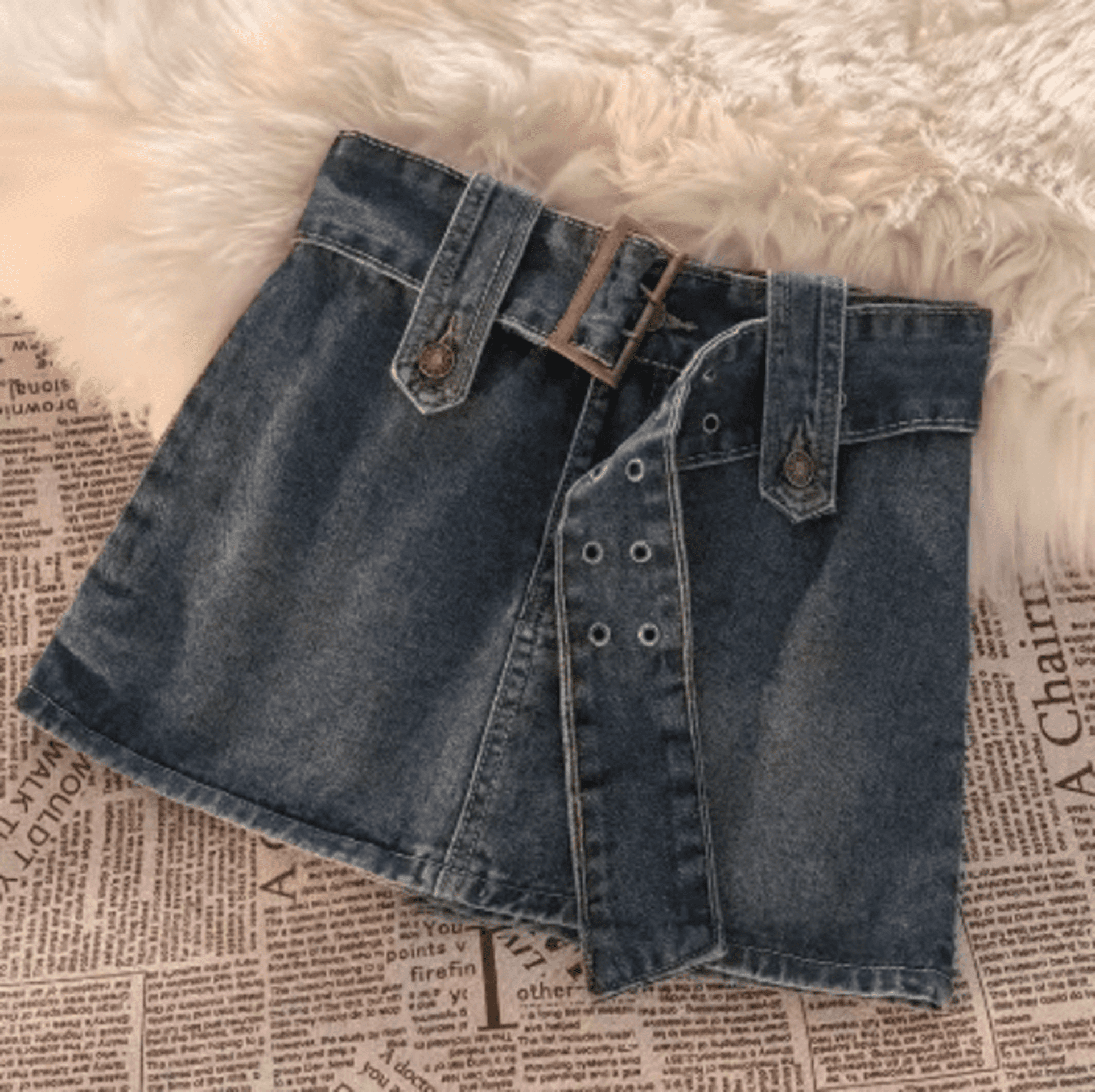 Falda Short Vaquera - 4