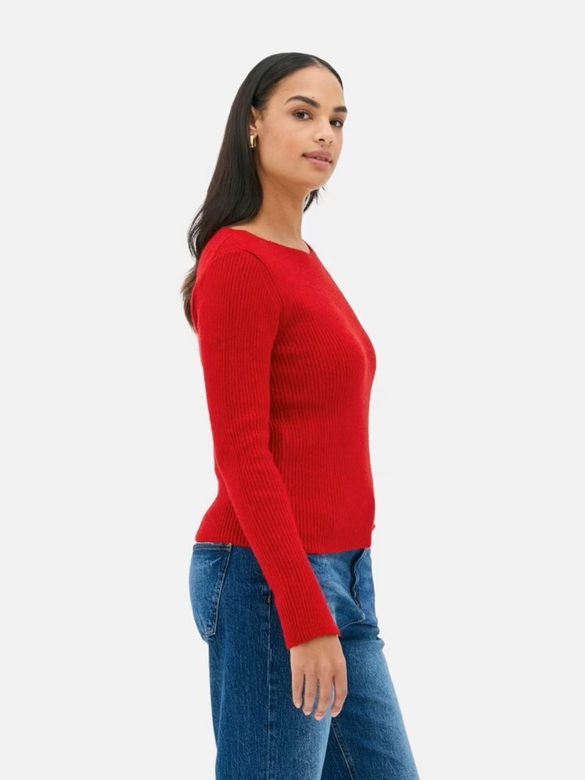Jersey Acanalado Con Escote Oblicuo - 11