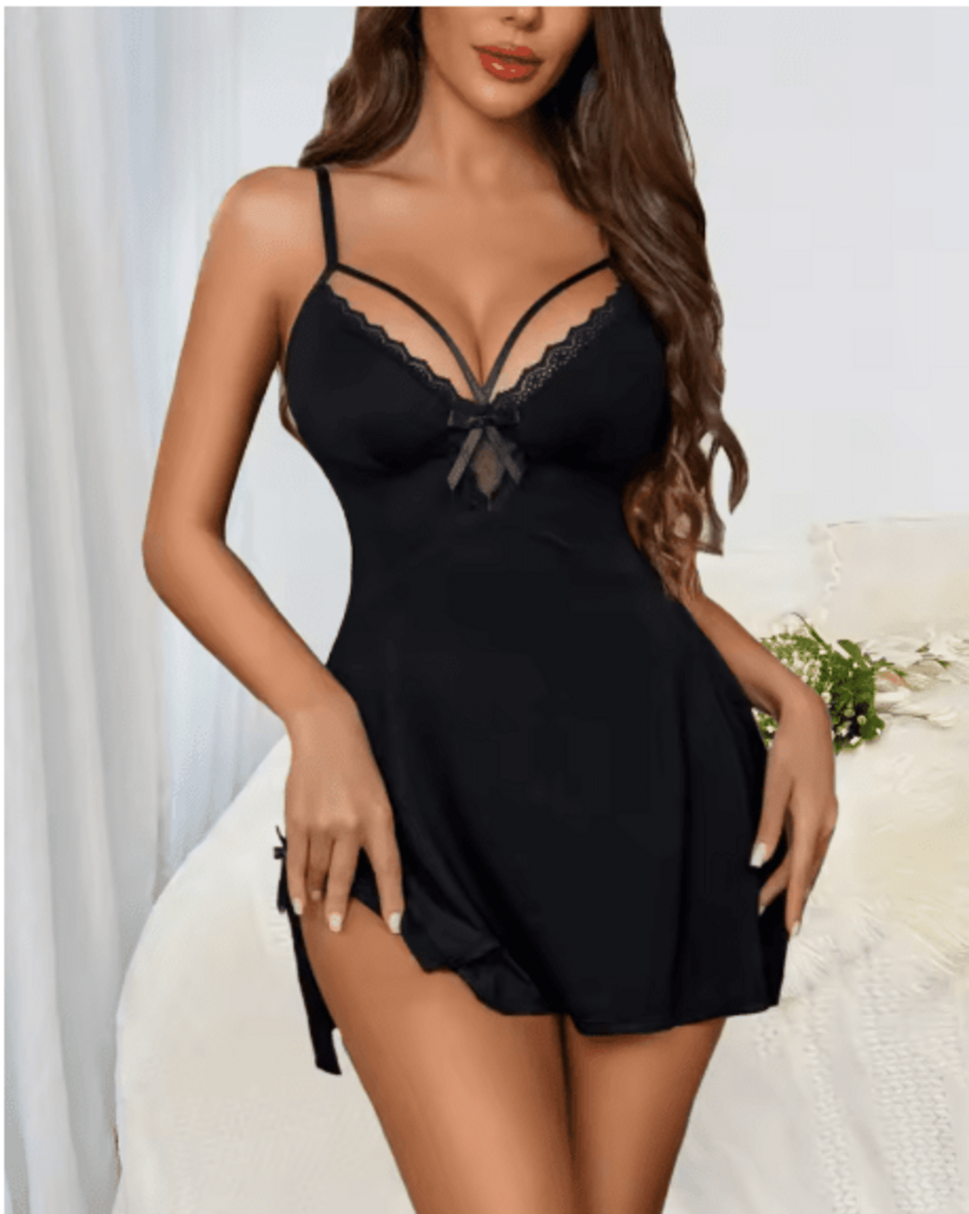 Camisón Para Dormir Tiras - 4