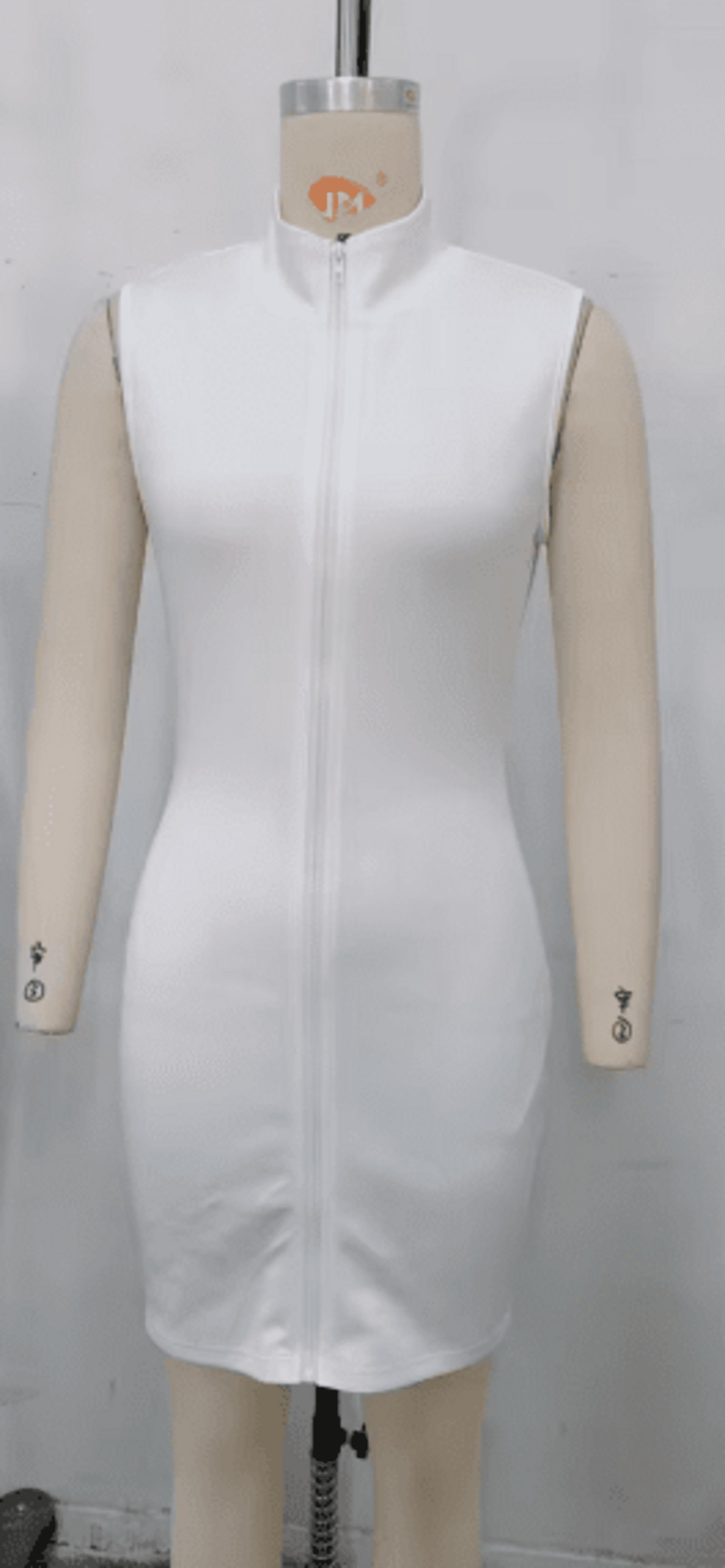 Vestido Con Cierre Corto - 6