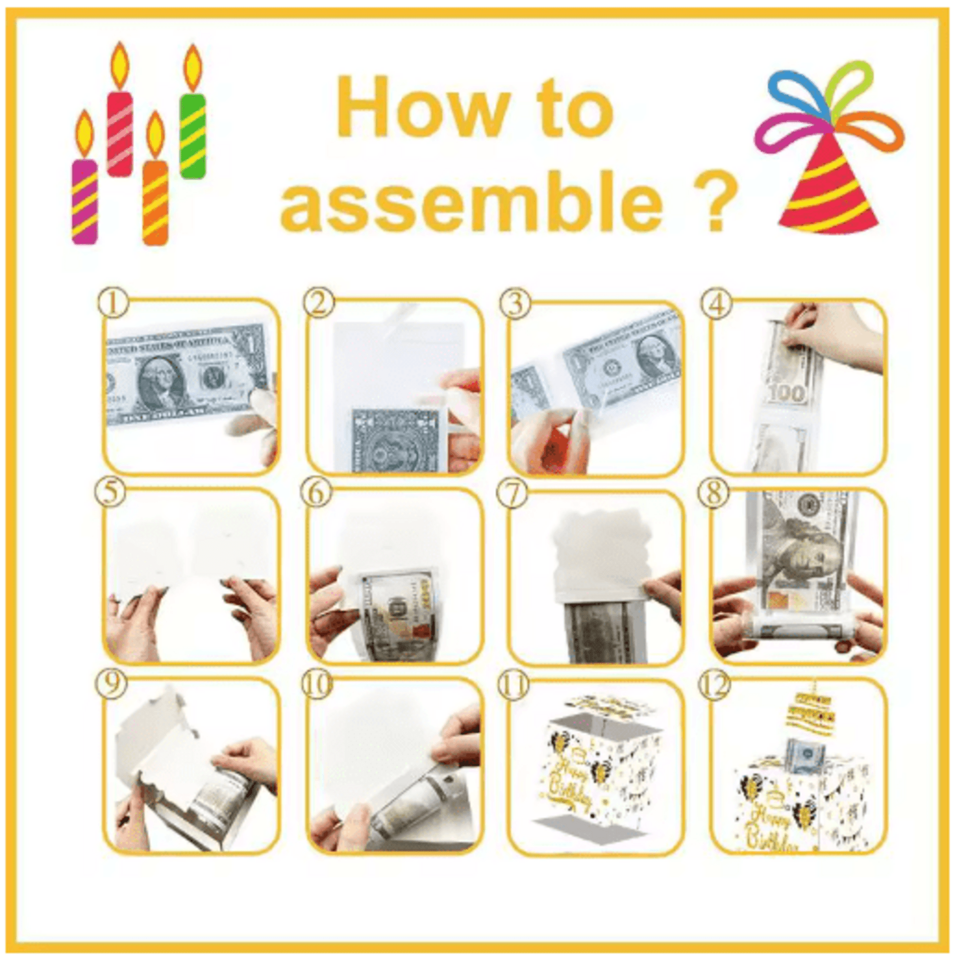 Caja De Dinero De Cumpleaños - 5