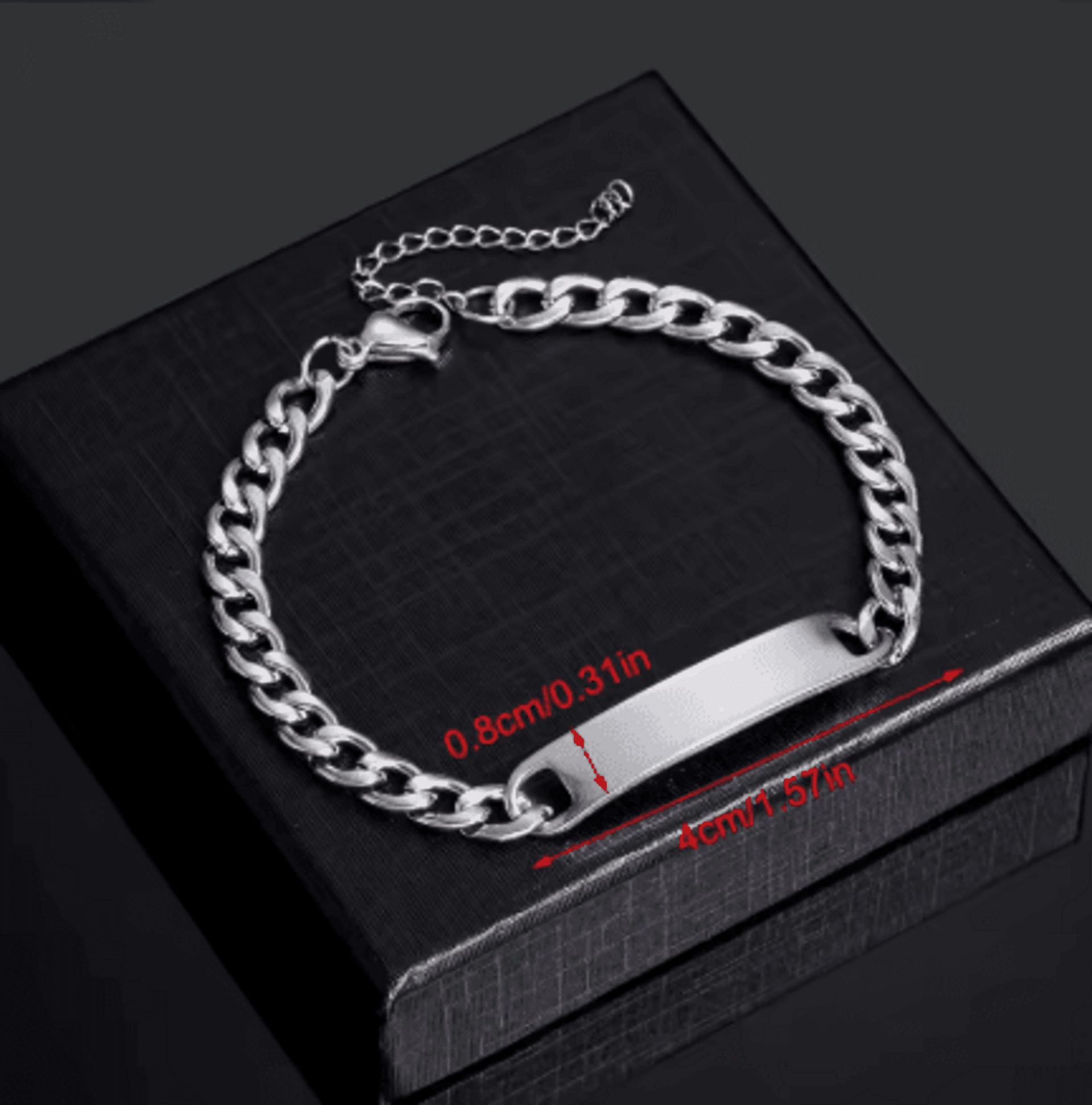 Pulseras Personalizables Acero Inoxidable - 3