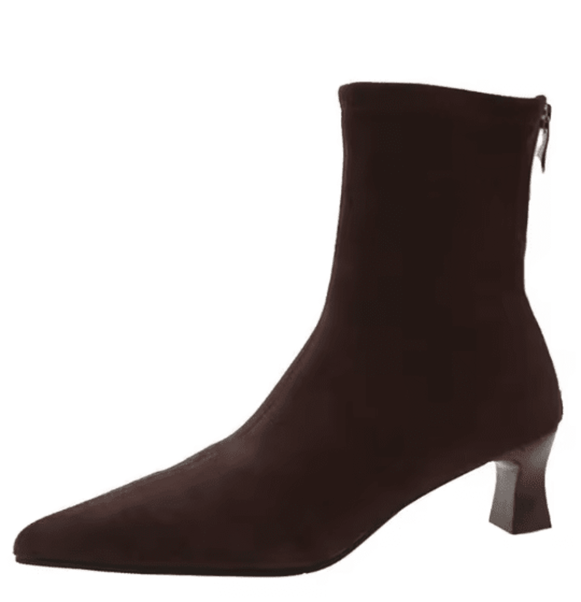 Botas Puntiagudas Tacón Cuadrado - 5