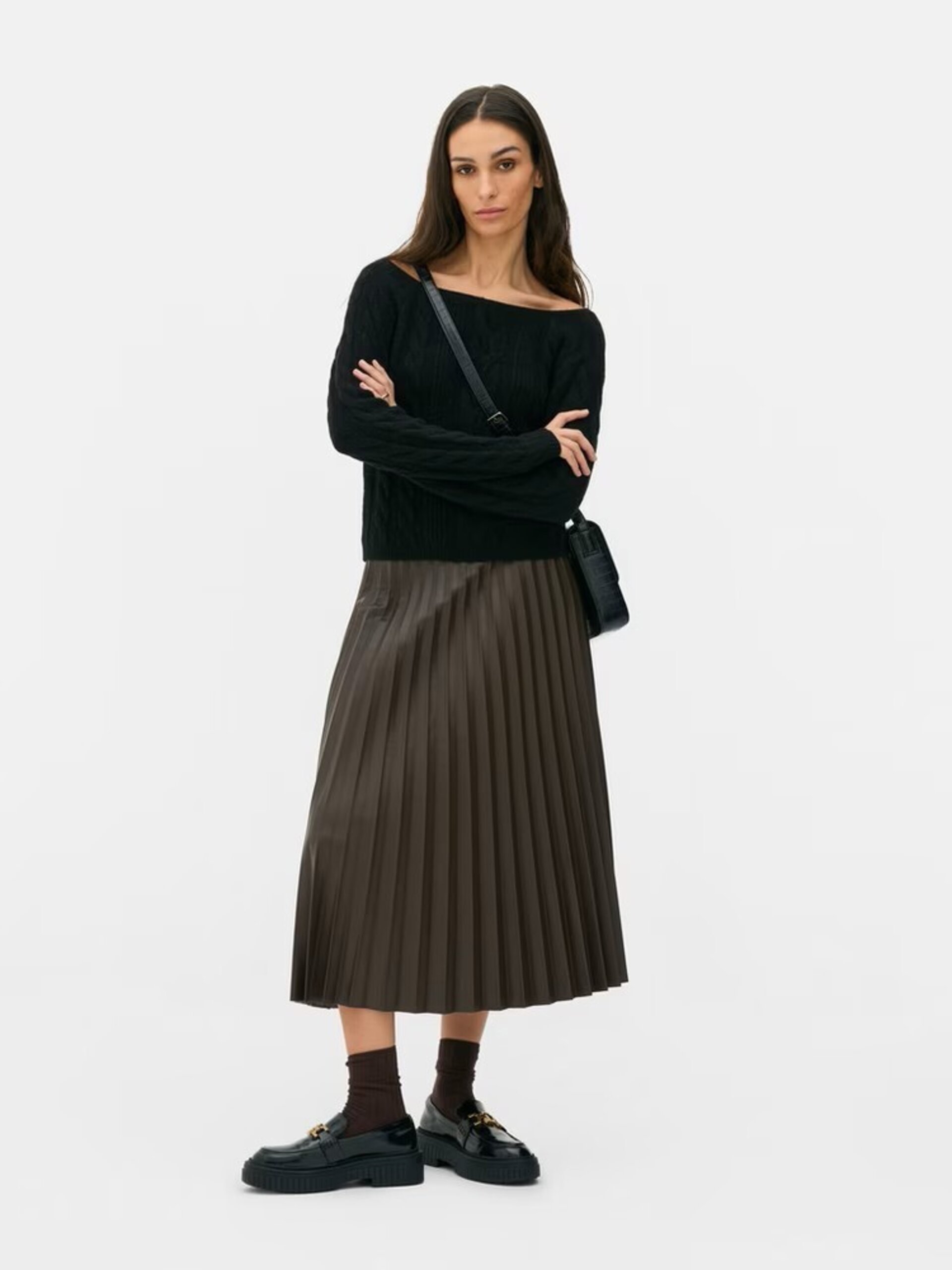 Jersey De Punto De Ochos Con Escote Diagonal - 2