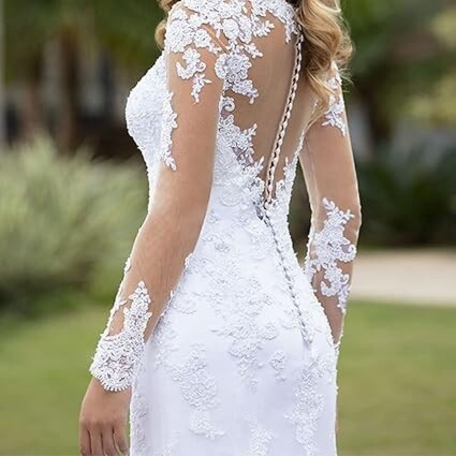 Vestido De Novia De Manga Larga - 2